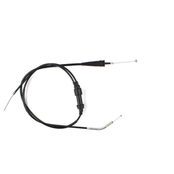 TRANSMISSION GAZ / ACCELERATEUR MOTO COMPLET ADAPT. DERBI 50 SENDA 2010 > / GILERA 50 SMT /  RCR 2010 > /APRILIA 50 RX. SX 2011>2018 (867136)  (CABLE + GAINE)