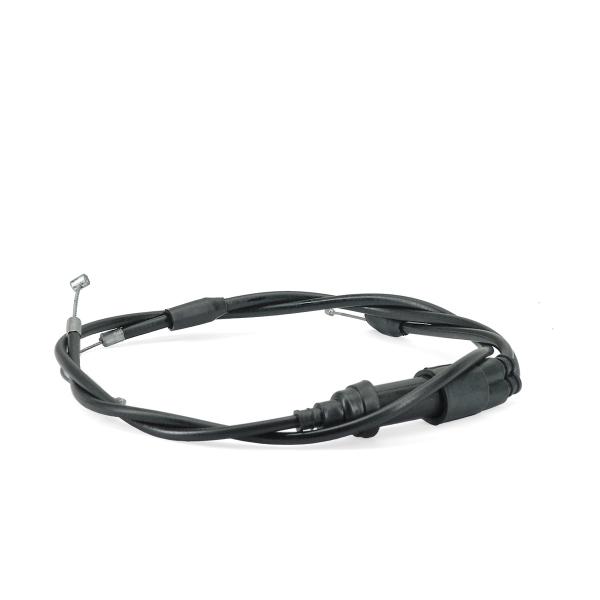 TRANSMISSION GAZ / ACCELERATEUR MOTO ADAPT. PEUGEOT XP6 (753490+753918) (CABLE + GAINE)