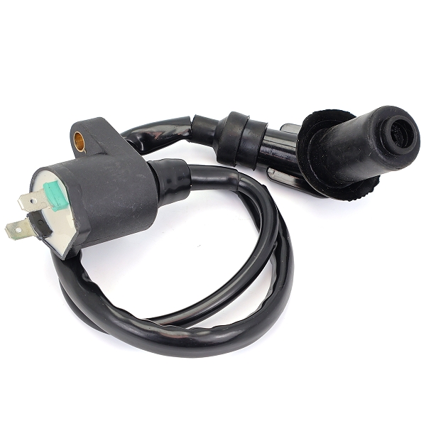 BOBINE HAUTE TENSION SCOOTER ADAPT.  SCOOTER CHINOIS GY6 139QMB 4T E3 / TNT MOTOR ROMA 4T E3 / SYM 50 ORBIT 4T / KYMCO 50 AGILITY 4T / PEUGEOT 50 V CLIC 4T