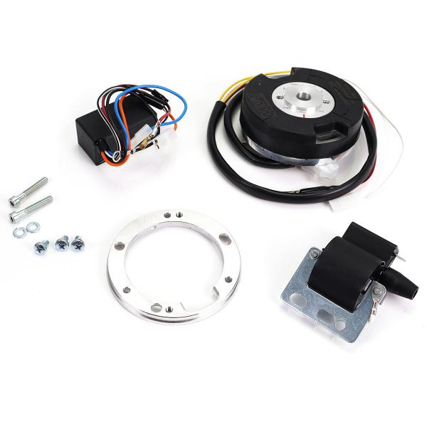 ALLUMAGE ELECTRONIQUE MVT PREMIUM ROTOR INTERNE ANALOGIQUE VARIABLE + LIMITEUR ADAPT. DERBI E2-E3 (PREM 32)