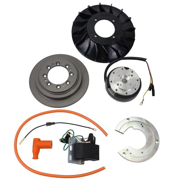 ALLUMAGE ELECTRONIQUE MVT PREMIUM ROTOR INTERNE ANALOGIQUE VARIABLE AVEC FONCTION ECLAIRAGE PIAGGIO VESPA PX 125/150/200cc  (PREM42)