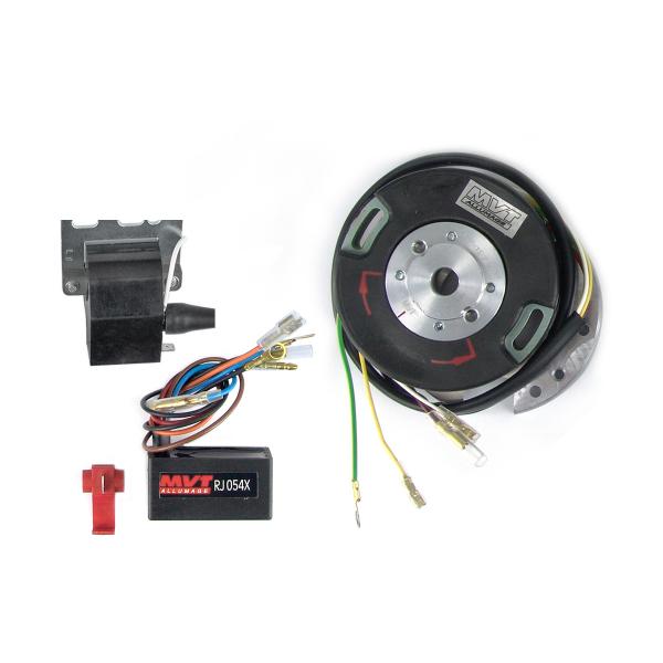 ALLUMAGE ELECTRONIQUE MVT PREMIUM ROTOR INTERNE AVEC LUMIERE ADAPT. MINARELLI AM6 (MECABOITE) AVEC BATTERIE (PREM21)