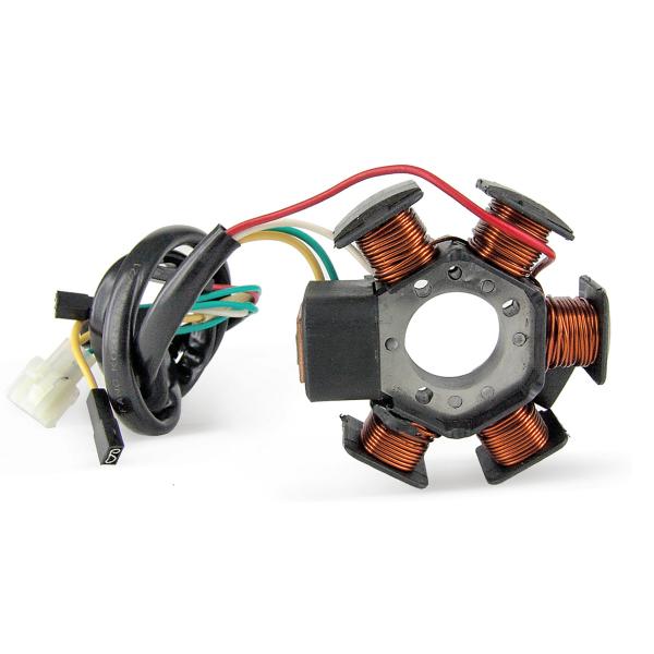 STATOR ALLUMAGE MOTO ADAPT. DERBI 50 SENDA DRD PRO 2005-2011 / GILERA SMT 2006> / RCR 2006> / APRILIA RS 2006-2016 /  MINARELLI AM6 TYPE DUCATI (OEM : 47065 / 82852R)
