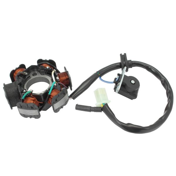 STATOR ALLUMAGE SCOOTER ADAPT. SYM MIO 50 4T 2005-2016 (OEM : 31120-A7E-000)