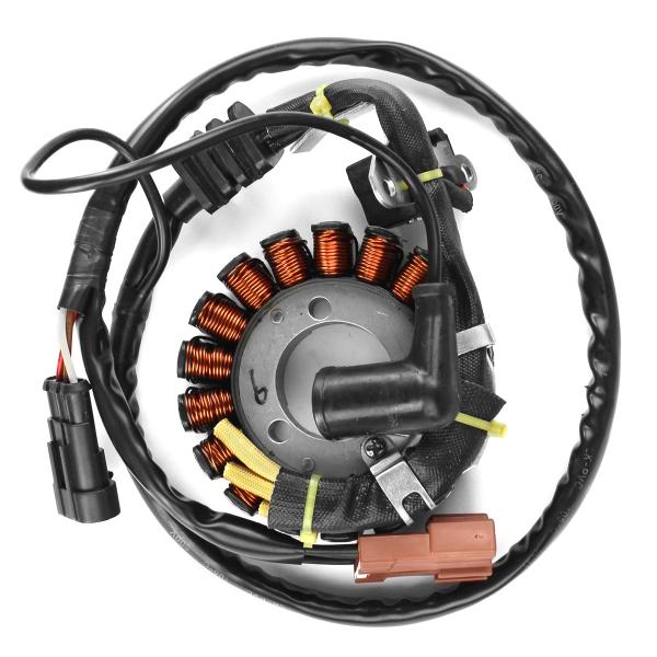 STATOR ALLUMAGE MAXISCOOTER ADAPT. PIAGGIO 125-250 MP3. BEVERLY. X7. VESPA GTS / GILERA 125-250 NEXUS / APRILIA 125-250 ATLANTIC. SPORT CITY. 125 SR MAX (OEM : 58070R / 58112R / 638848 / 48202000) (KO