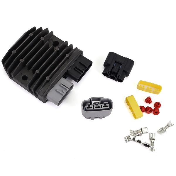 REGULATEUR DE TENSION MAXISCOOTER / MOTO ADAPT.  BMW 1000 S RR 2010-2016. 1200 R GS ADVENTURE 2010-2018 / HONDA 500 CB F ABS 2013-2016 / YAMAHA 1000 YZF R1 2002-2016 ( AVEC CONNECTEURS )
