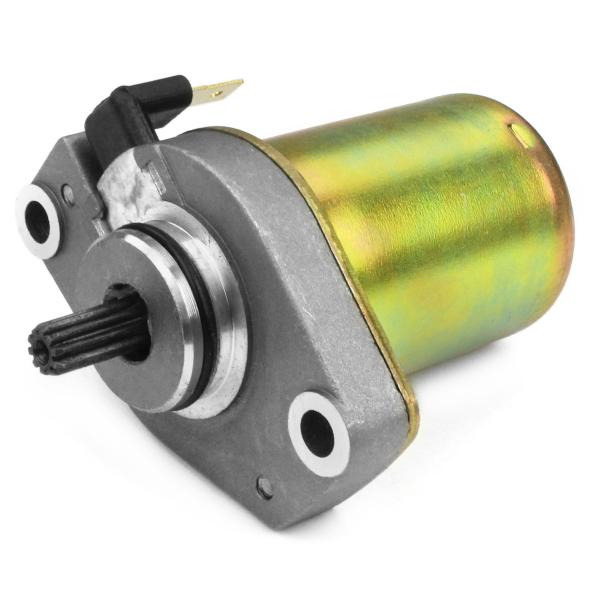 DEMARREUR SCOOTER ADAPT. MBK 50 BOOSTER. NITRO. MACH G. OVETTO 2T. STUNT / YAMAHA 50 BWS. AEROX. JOG R. NEOS 2T. SLIDER / MALAGUTI F10. F12. F15 / APRILIA 50 SR (OEM : AP8206459 / R19240011A0 / 024044