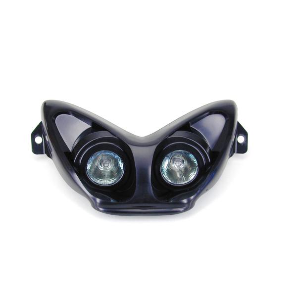 DOUBLE OPTIQUE TNT HALOGENE FUTURA ADAPT. MBK NITRO / YAMAHA AEROX NOIR *