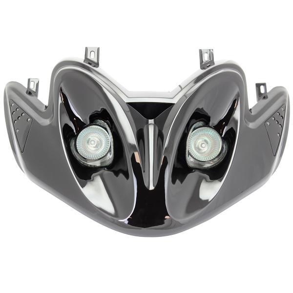 DOUBLE OPTIQUE TNT AVEC CLIGNOTANT LEDS ADAPT. MBK MACH G / YAMAHA JOG R  NOIR *