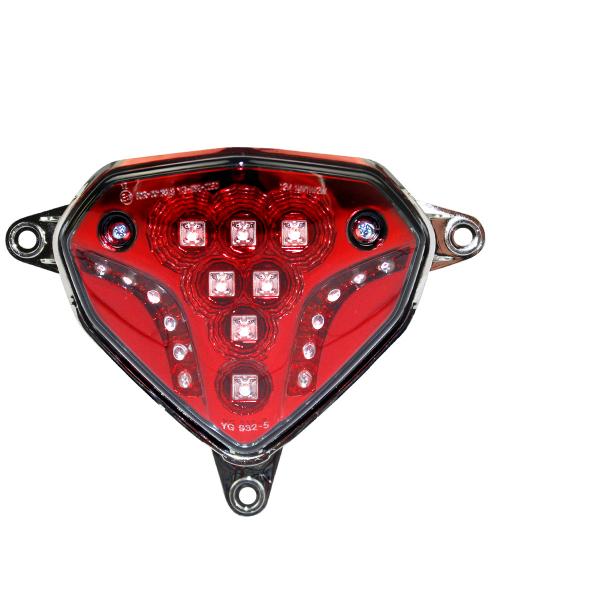 FEU ARRIERE COMPLET + CLIGNOTANT A LED TNT ADAPT. MBK NITRO / YAMAHA AEROX 2013 ( HOMOLOGUEE CE )
