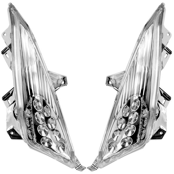 CLIGNOTANT AVANT A LED RB MAX ADAPT. YAMAHA TMAX 500 2008-2011 HOMOLOGUE (LA PAIRE)