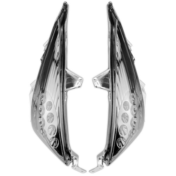 CLIGNOTANT AVANT A LED RB MAX ADAPT. YAMAHA TMAX 500 2008-11 HOMOLOGUE FUME (LA PAIRE)