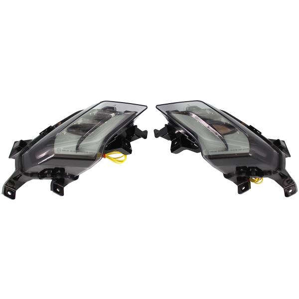 FEU ARRIERE A LED COMPLET RB MAX ADAPT. YAMAHA TMAX 530 2017-2019 HOMOLOGUE FUME (LA PAIRE) CLIGNOTANT INTEGRE