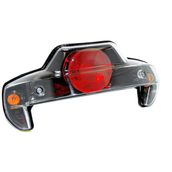 FEU ARRIERE COMPLET ADAPT. MBK 50 BOOSTER 1999-2003 / YAMAHA 50 BWS 1999-2003  TYPE LEXUS FOND NOIR ( OEM: 4VU-H427200-000 ) *