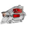 FEU ARRIERE COMPLET ADAPT. MBK BOOSTER NEXT / ROCKET  / YAMAHA BWS SPY  TYPE LEXUS *