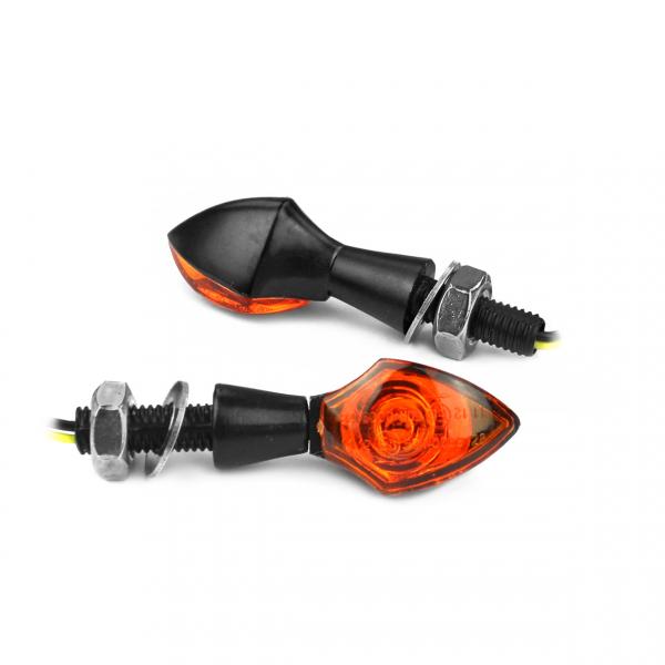 CLIGNOTANT HOMOLOGUE OPM DROPE A LEDS NOIR (LA PAIRE)