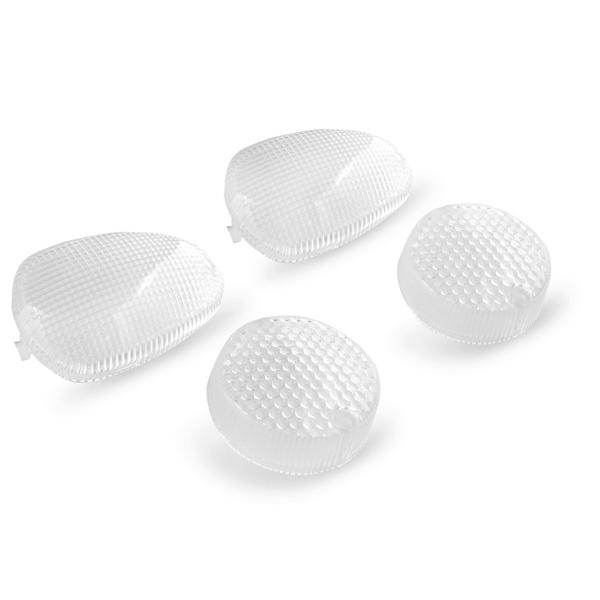 CABOCHON CLIGNOTANT TNT TRANSPARENT ADAPT. MALAGUTI F12 2006 (BLISTER DE 4) *