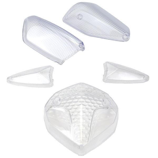 CABOCHONS CLIGNOTANT + FEU ARRIERE TNT  ADAPT. MBK NITRO / YAMAHA AEROX 2013-2017 (BLISTER DE 5) *