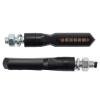 CLIGNOTANT HOMOLOGUE RB MAX CRISTAL SEQUENTIEL INDICATEUR PROGRESSIF A LEDS NOIR (LA PAIRE)