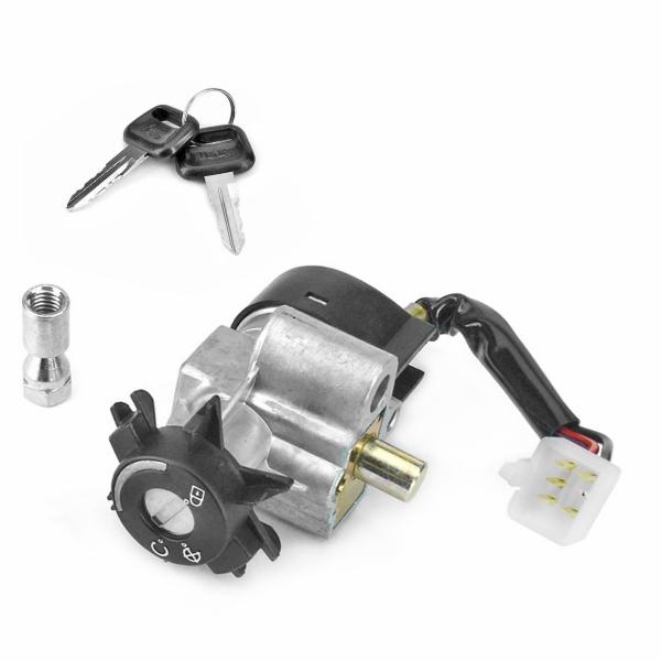 CONTACTEUR A CLE SCOOTER ADAPT. PEUGEOT LUDIX ( SELLE MONO PLACE ) / TREKKER / SPEEDFIGHT (OEM : 755930)