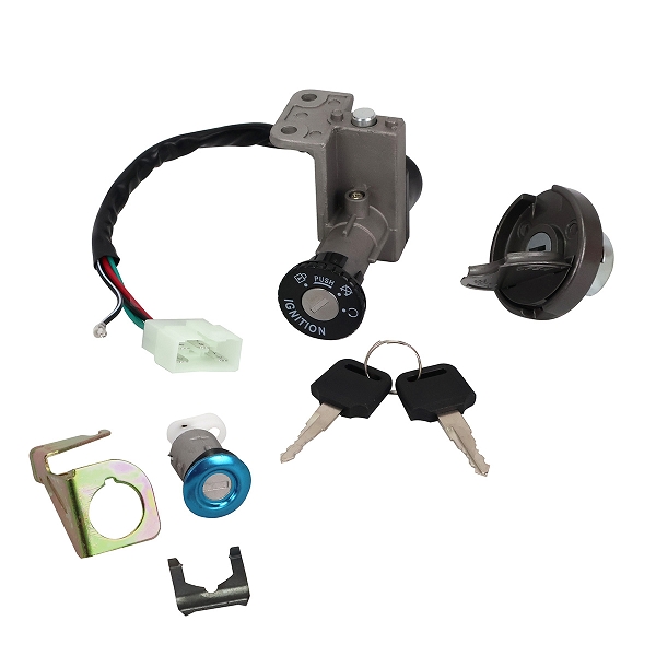 CONTACTEUR A CLE SCOOTER ADAPT. KYMCO AGILITY 50 4T 10-12-16 POUCES  (OEM : 35010-LGB5-E10 / 35010-LDC8-E10 )