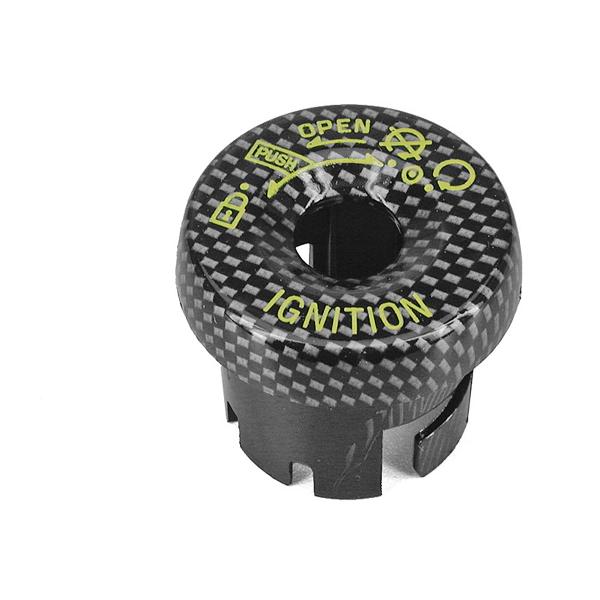 CAPUCHON CONTACTEUR A CLE ADAPT. MBK NITRO / YAMAHA AEROX / MBK BOOSTER 2004-2017 / MBK BOOSTER 2004-2017  IMITATION CARBONE