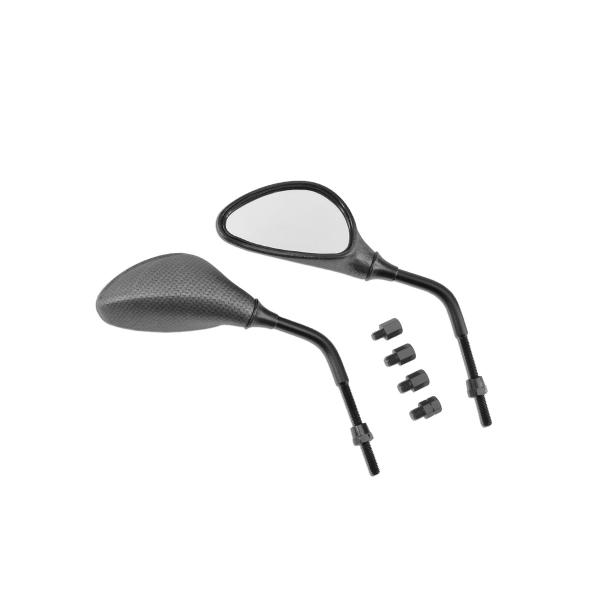 RETROVISEUR TNT MAC 3 IMIT CARBONE MAT (LA PAIRE)