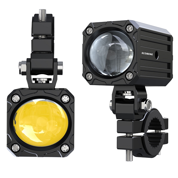 FEU AVANT ADDITIONNEL MOTO LED ECOBENE  12V50W (HOMOLOGUEE CE) (LA PAIRE) KD20