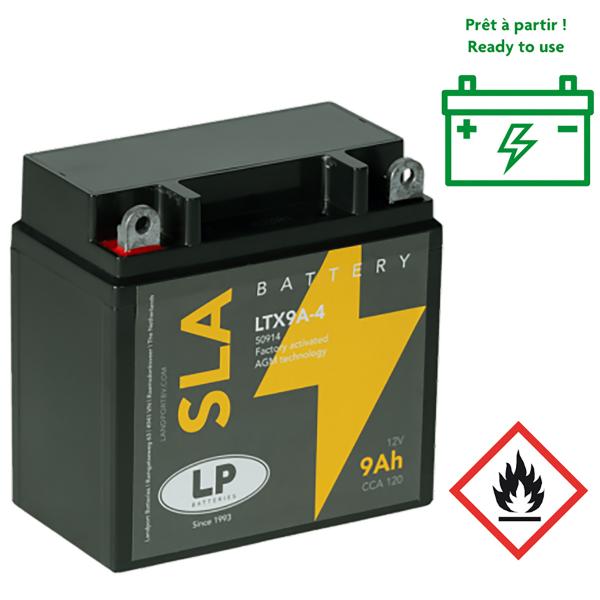 BATTERIE LANDPORT LTX9A-4 12V 9Ah SANS ENTRETIEN SLA / TECHNOLOGIE AGM ( YB9B )