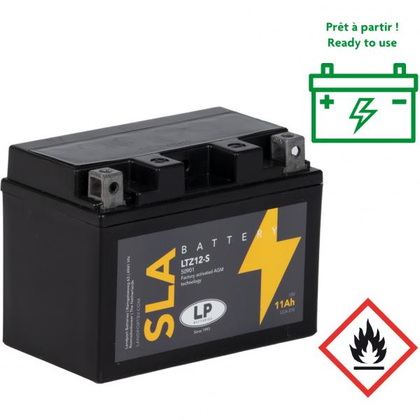 BATTERIE LANDPORT LTZ12S 12V-11A SANS ENTRETIEN SLA / TECHNOLOGIE AGM  ( YTZ12S )