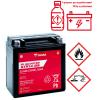 BATTERIA YUASA STR14-BS 12V12.6 Ah CON ACID PACK, PIAGGIO 125-250-300-400-500 MP3, 250-400 X-EVO/GILERA 125-250-300 NEXUS, 800 GP / APRILIA 125 SR-MAX, 750-1200 DORSODURO, 850 MANA