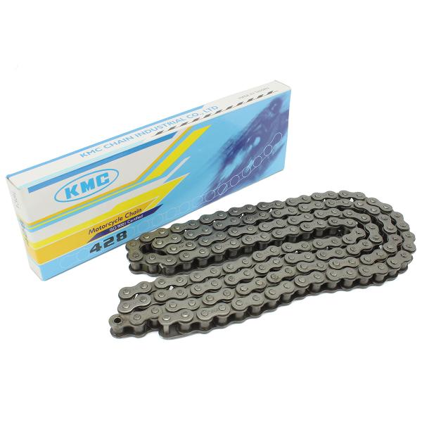 CHAINE MOTO / MECABOITE RENFORCEE KMC 428 138 MAILLONS