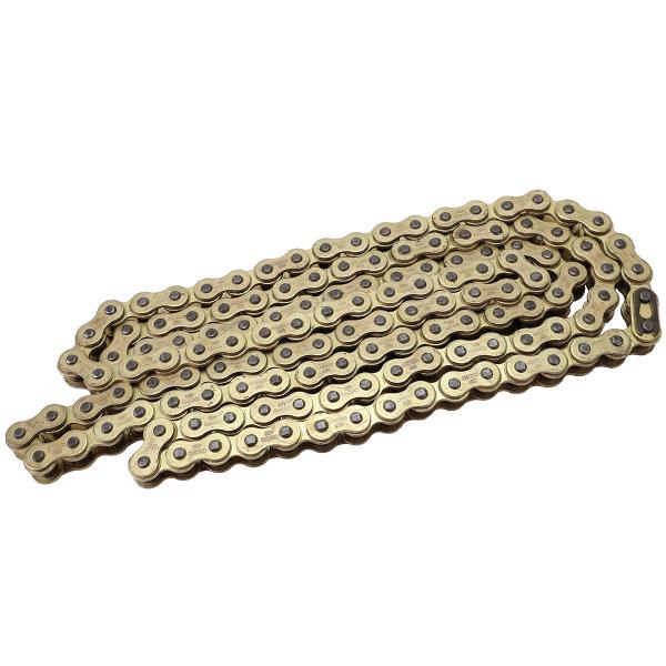 CHAINE RENFORCEE MOTO / MECABOITE CHOHO 420 134 MAILLONS  GOLD