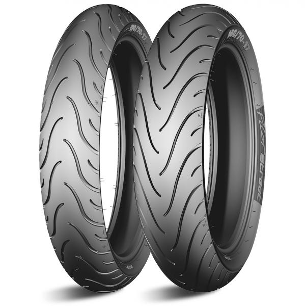 PNEU MOTO 17" 100/80-17 MICHELIN PILOT STREET TL 52S REINF  AVANT ( 510280 )