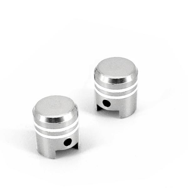 BOUCHON VALVE PISTON CHROME (LA PAIRE)