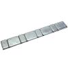 BOITE DE 100 BARETTES DE MASSE D'EQUILIBRAGE DE ROUES MOTO / SCOOTER ADHESIFS BARETTE 4 X 5g + 4 X 10g EPAISSEUR 4mm  METAL