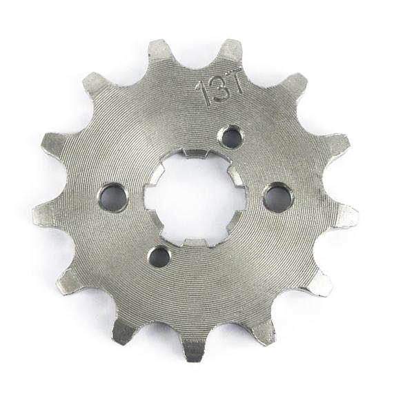 PIGNON SORTIE BOITE MOTO ADAPT. DERBI 13 DENTS 420 DERBI SENDA 50 EURO 2 + EURO 3 / DRD / GPR / GILERA 50 SMT / RCR