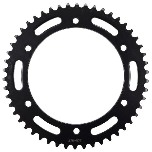 COURONNE MOTO ADAPT. FANTIC XE-XM 2017 420 50 DTS NOIR (Ø136MM / 6 TROUS)