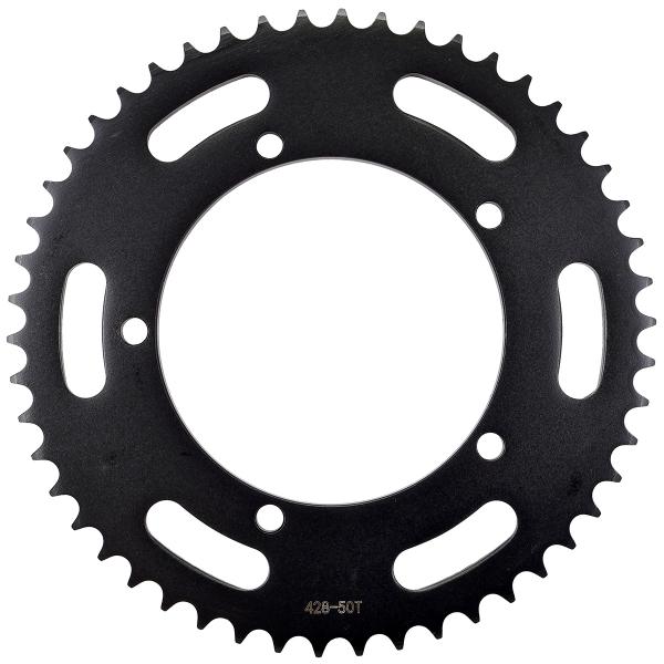 COURONNE MOTO ADAPT. SHERCO ENDURO -SM 2021 428 50 DTS NOIR (Ø110MM / 5 TROUS)