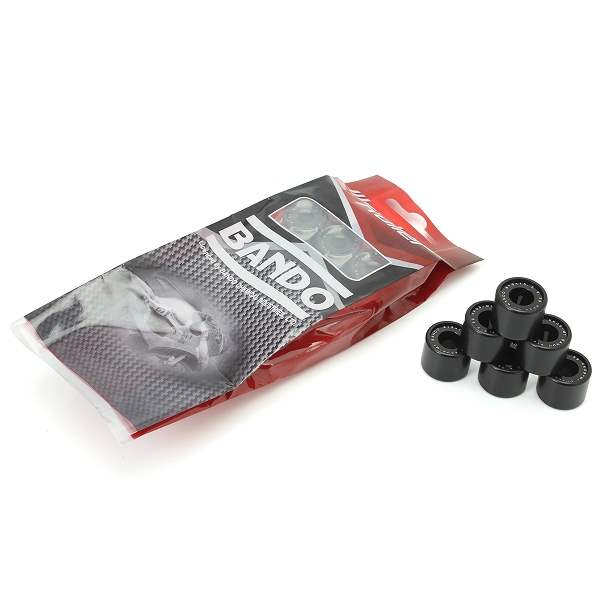 GALET VARIATEUR MAXISCOOTER BANDO Ø20 x 12 11g ADAPT. YAMAHA CYGNUS TEOS MAJESTY 125CC / PEUGEOT CITY STAR 125CC  (6 PIECES)