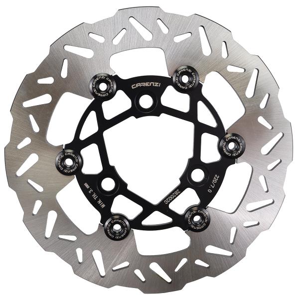 DISQUE DE FREIN Ø 220 CARENZI PERFORMANCE  ADAPT.  YAMAHA AEROX / JOG /  MBK NITRO / MACH G  Ø220mm