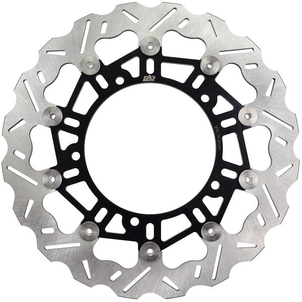 DISQUE DE FREIN AVANT MAXISCOOTER RB MAX WAVE ADAPT. YAMAHA  MT 09 / TRACER 900 / XSR 900 / NIKEN  Ø300mm (OEM : 1RC-2581T-00) TMAX 530-560CC KIT GROS FREIN RBMAX