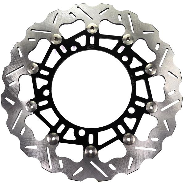 DISQUE DE FREIN AVANT MAXISCOOTER OVERSIZE RB MAX ADAPT. YAMAHA XMAX 125CC 2018-2025 / XMAX 300CC 2017-2025  Ø300mm ( MONTAGE AVEC ADAPTATEUR  282031A )