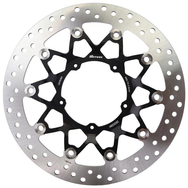 DISQUE DE FREIN AVANT  DROIT MOTO RB MAX PERFORMANCE ADAPT. HONDA GOLDWING 1800 2018-2026  Ø320MM ( OEM : 45120-MKC-A01 ) QUALITE PREMIUM