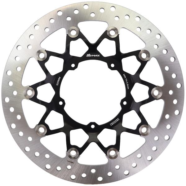 DISQUE DE FREIN AVANT GAUCHE MOTO RB MAX PERFORMANCE ADAPT. HONDA GOLDWING 1800 2018-2026  Ø320MM ( OEM : 45220-MKC-A01 ) QUALITE PREMIUM