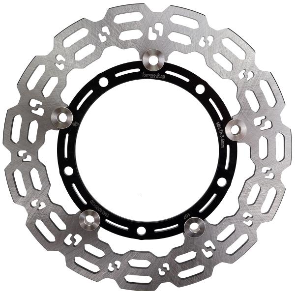 DISQUE DE FREIN AVANT MAXISCOOTER BRENTA ADAPT. YAMAHA TMAX 500 / 530 / 560CC  XMAX 400CC Ø267mm (OEM : 5VU2581T0000 - 1SDF81T0000- 59C2581T0000 )