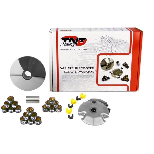 VARIATEUR SCOOTER TNT RACING ADAPT. MBK BOOSTER / NITRO / SR50 / F12 / STUNT / OVETTO / JOG R / YAMAHA  BWS / AEROX / SLIDER / NEOS