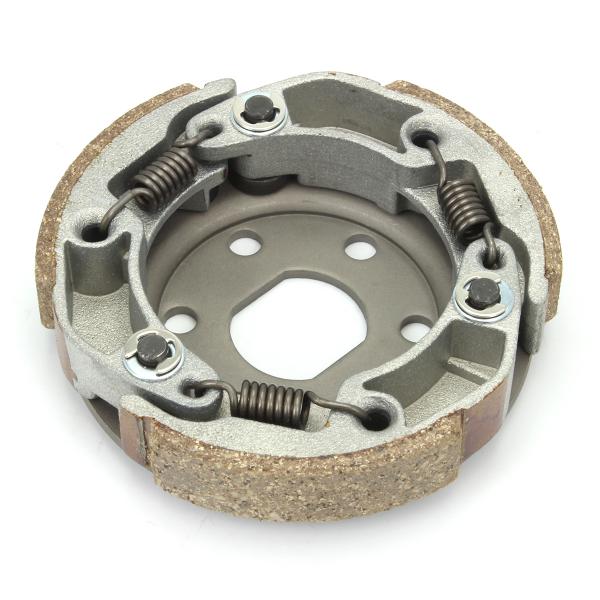 EMBRAYAGE SCOOTER CARENZI ADAPT. PEUGEOT 50 TKR. TREKKER. SPEEDFIGHT / PIAGGIO 50 ZIP 2T ET 4T. TYPHOON. NRG. FLY 2T ET 4T. VESPA LX 2T ET 4T / GILERA 50 STALKER. RUNNER  ALLEGE Ø107MM