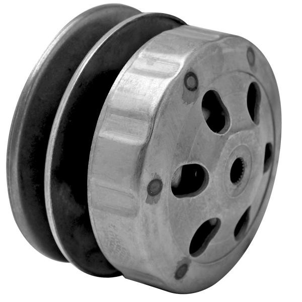 EMBRAYAGE COMPLET ADAPT SCOOTER SYM  FIDDLE 2-3 ORBIT / JET 4 / PEUGEOT TWEET / SPEEDFIGHT 3  / TNT MOTOR HALO / BOSTON   4T 12 POUCES (OEM : 23010-AWA-010) Ø112MM
