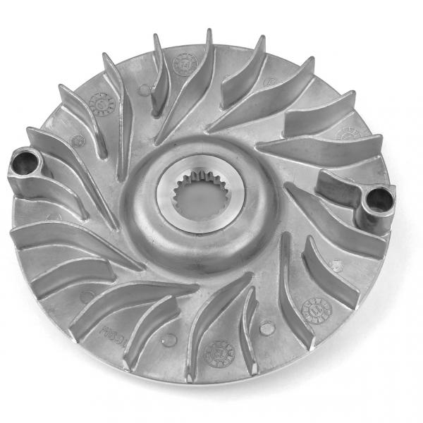 FLASQUE / JOUE FIXE VARIATEUR MAXISCOOTER ADAPT. YAMAHA MAJESTY 250CC 2001-2003 / XMAX 250CC 2007-2016  (OEM : 1CO-E7611-00) 18 DENTS